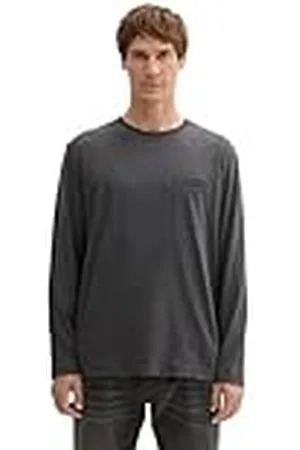 TOM TAILOR 1043414 Camiseta de Manga Larga, , XL Hombres