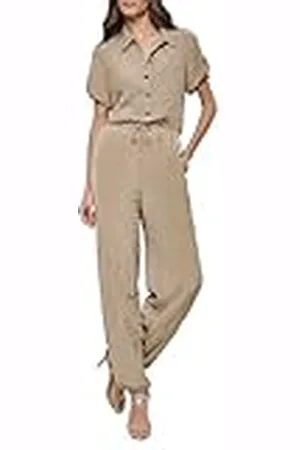 DKNY Tech Crinkle Jogger Pantalones, , S Mujeres