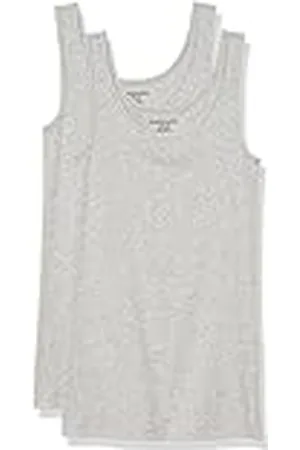 Amazon Camiseta ajustada sin mangas Mujer, Pack de 2, , XS