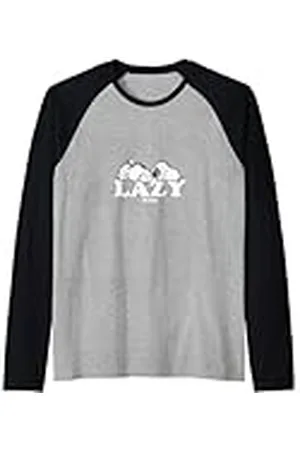 Peanuts Snoopy Lazy Camiseta Manga Raglan