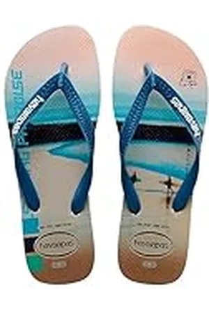 Havaianas Hype, Sandalias Hombre, Sand/Blue Comfy, 35/36