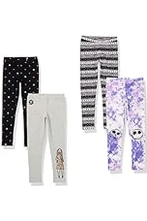 Amazon Disney | Marvel | Star Wars | Frozen | Princess Leggings Niña, Pack de 4, , 5 años