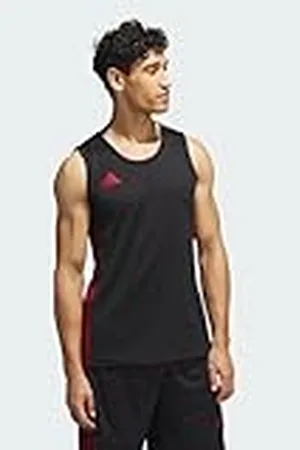 adidas Hombre 3G Speed Reversible Jersey, Black/Power Red, XL