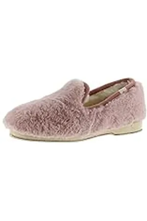 victoria Zapatillas de casa Wamba Confortable Pelo Soft & Interior Borreguito & Ribete Al Tono 2020105 para Mujer 36