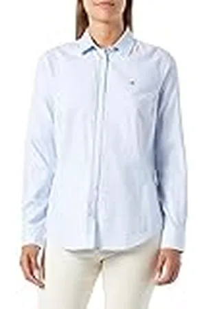 GANT Stretch Striped Shirt Camisa DE Rayas Oxford ELÁSTICO Slim, , 42 para Mujer