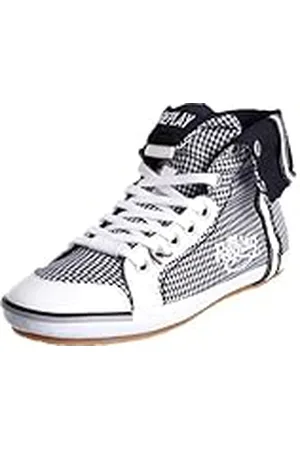 Replay Brook Check - Entrenador con Cordones para Mujer, , 38 EU