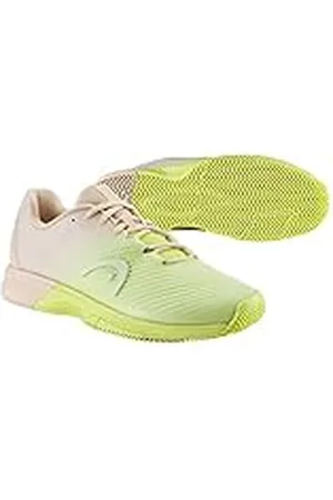 Head Revolt Pro 4.0 Clay Women, Zapatos de Tenis Mujer, Macadamia/Lime, 41.5 EU