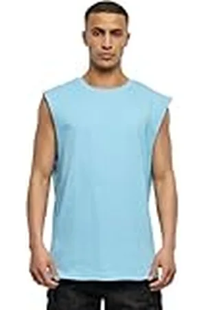 Urban classics Open Edge Sleeveless tee Camiseta, , L para Hombre