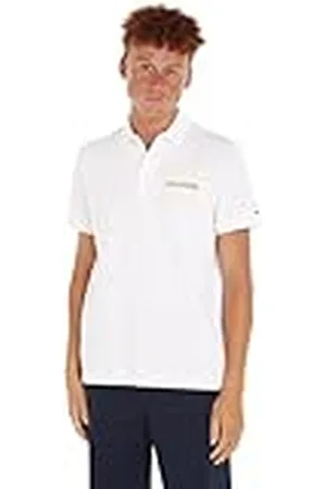 Tommy Hilfiger Boucle H Embro REG Polo MW0MW34771 Polos de Manga Corta, , S para Hombre