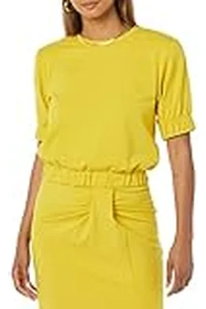 TEREA Crop Top para Mujer, Charlee con Mangas Elásticas, , XXL