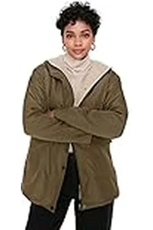 Trendyol Damen Regular Parkas Plain Webstoff Mantel Abrigo, , 40 De Las Mujeres