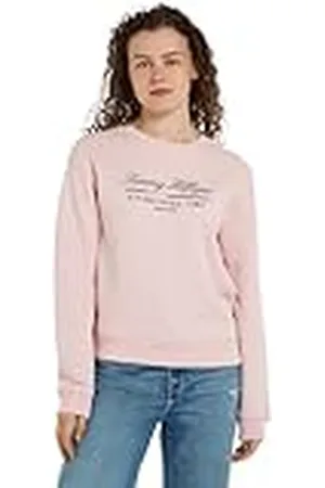 Tommy Hilfiger Sudadera Mujer con Cuello Redondo, , XS
