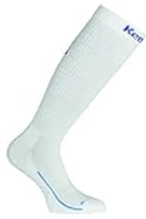 Kempa Long Socks Medias de Equipaciones, Sin género, Blanco/Azul Royal, 41-45