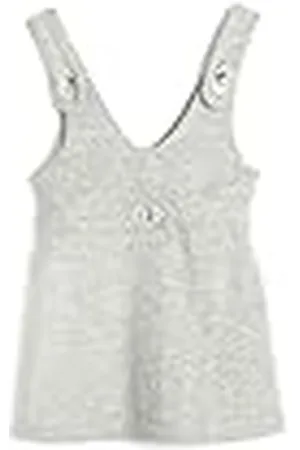 Koton Mini Dress Metal Button Detail Sleeveless V Neck, Vestido niñas,