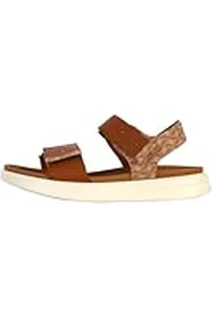 Geox D XAND 2S E, Sandalia Mujer, Camel/Nude, 37 EU