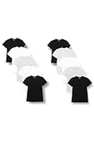 Lower East LE105 Camiseta, (Paquete de 10), S (Pack Hombre