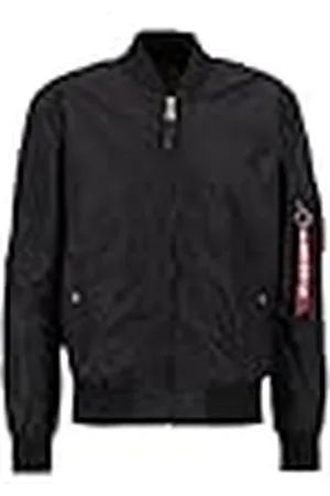 Alpha Industries MA-1 TT Chaqueta Bomber, Negro (Black-03), L para Hombre