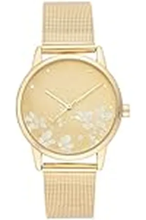 Nine West Reloj de Pulsera de Malla para Mujer