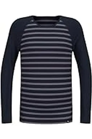 Odlo Ropa Interior térmica Unisex para niños Active Warm Stripes I Ropa Interior Deportiva Niñas Niños I Camiseta térmica de Manga Larga