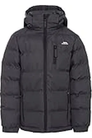 Trespass Tuff Chaqueta, Gris Oscuro, 3 Años, Unisex Niños