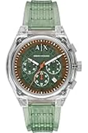 Armani Exchange Reloj Analógico para Hombres de Cuarzo con Correa en Poliuretano AX4165