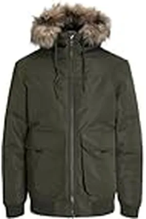 JACK & JONES Jjconstruct Faux Fur Bombardero Chaqueta Bomber, Rosin, XL para Hombre