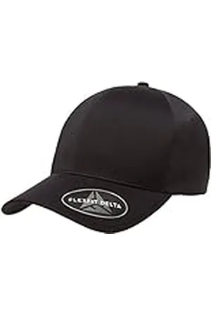 Flexfit Gorra sin Costuras Delta Sombrero, Negro, S/M para Hombre