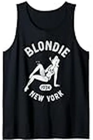 Blond Amsterdam 1974 New York Pin Up Girl Vintage Band Camiseta sin Mangas