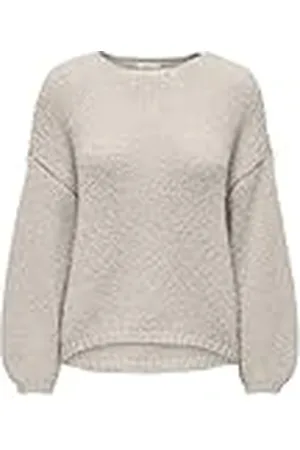 ONLY Onlnordic Life LS O-Cuello Knt Noos Suéter, , L para Mujer