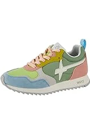 W6YZ Myha W, Oxford Plano Mujer, Azul (Celeste), 39 EU
