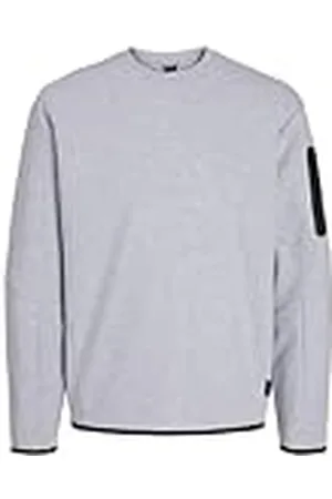 JACK & JONES Jcofusion Noos-Sudadera con Cuello Redondo, , S para Hombre