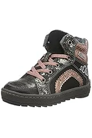 QS by s.Oliver 35213, Zapatillas Altas Niñas, Negro (Black Comb 98), 29 EU
