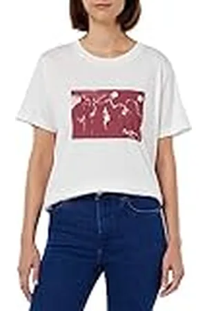 Pepe Jeans Betty, Camiseta Mujer, Blanco (Blanco), S
