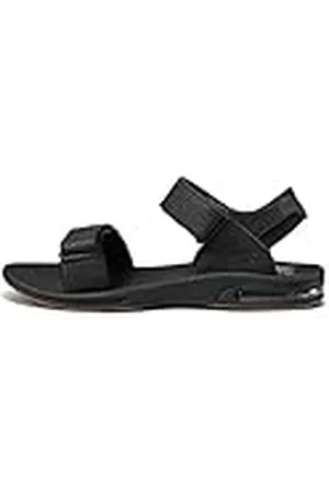Reef Fanning Baja, Sandalias Deportivas Hombre, Black Silver, 44 EU