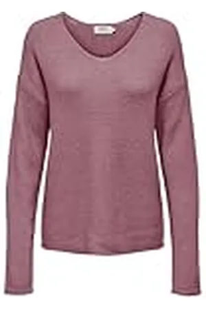 ONLY Onlcamilla V-Neck L/S Jersey Knt Noos Suéter, , M para Mujer
