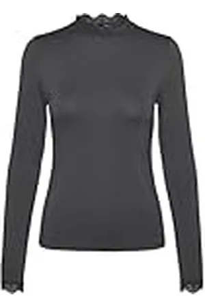VERO MODA Vmrosa LS Highneck Top Ga Jrs Noos Camiseta de Manga Larga, , M Mujeres