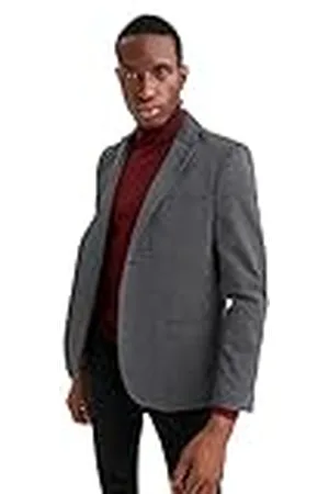 DeFacto N0503AZ Blazer, , 56 para Hombre