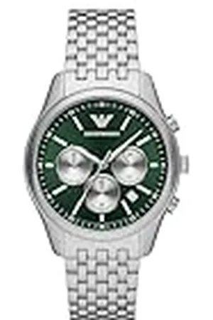 Emporio Armani Reloj para hombre de acero inoxidable con cronógrafo, AR11581