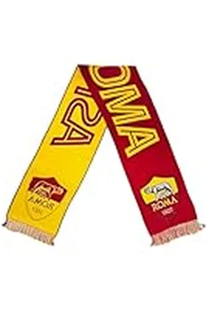 As Roma Bufanda oficial jacquard Wordmark, color amarillo