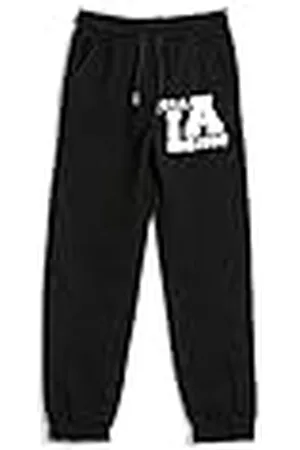 Koton Jogger Sweatpants Drawstring Pockets Printed Detail Cotton Pantalones de chándal, , 7-8 Años para Niños