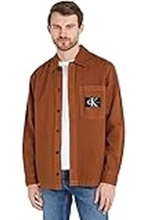 Calvin Klein Jeans Utility Overshirt J30J323970 Camisas de Tejido, , M para Hombre