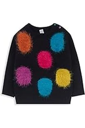 Tuc Tuc Jersey de Tricot, de Color con Estampado de Topos Multicolor para niña. Colección Big Hugs.