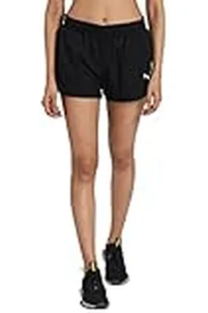 PUMA Active Woven Shorts Pants, Mujer, Black, L