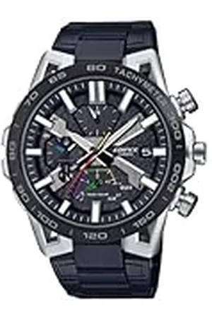 Casio Reloj Solar Hombre 55.60mm con dial Analógico y Correa de Pulsera de Metal EQB-2000DC-1AER