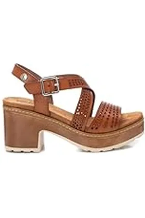 Refresh Sandalia Mujer Camel - Calzado Cómodo y Versátil - Moda casual - Modelo 17284702 (Talla 40)