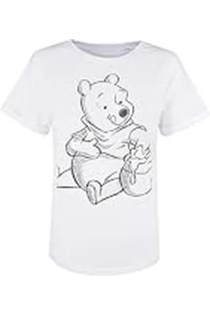 Disney Winnie The Pooh-Sketch Camiseta, , 44 (Talla del Fabricante: X-Large) para Mujer