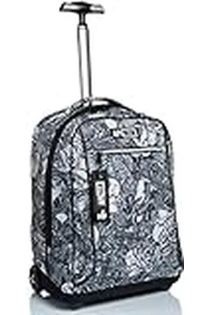 Appack Big Trolley, Yuzer, color blanco, correas de hombro 2 en 1 para mochila, uso escolar y de viaje