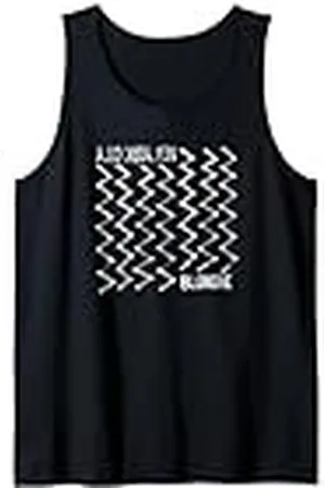 Blond Amsterdam New York City Zig Zag Pattern Vintage Band Camiseta sin Mangas