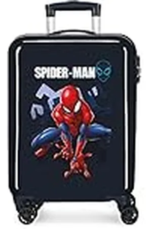 Marvel Spiderman Action Maleta de cabina 37x55x20 cms Rígida ABS Cierre combinación 34L 2,6Kgs 4 Ruedas Dobles Equipaje de Mano