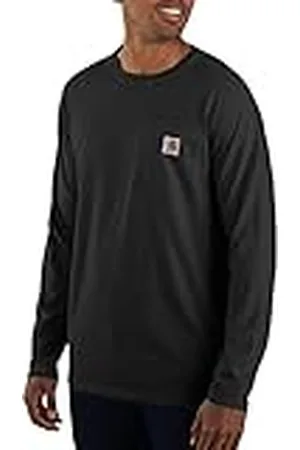 Carhartt Pocket T-shirt Force de manga larga, Relaxed Fit, tejido de grosor medio Para Hombre, , M